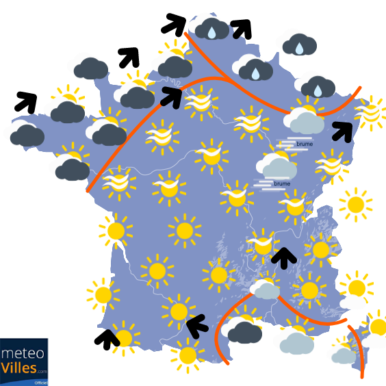 Carte de prévisions