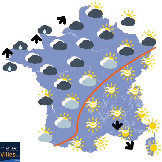Carte de prévisions