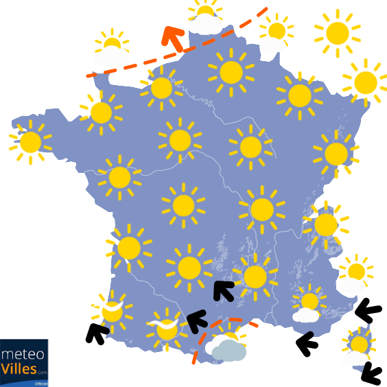 Carte de prévisions
