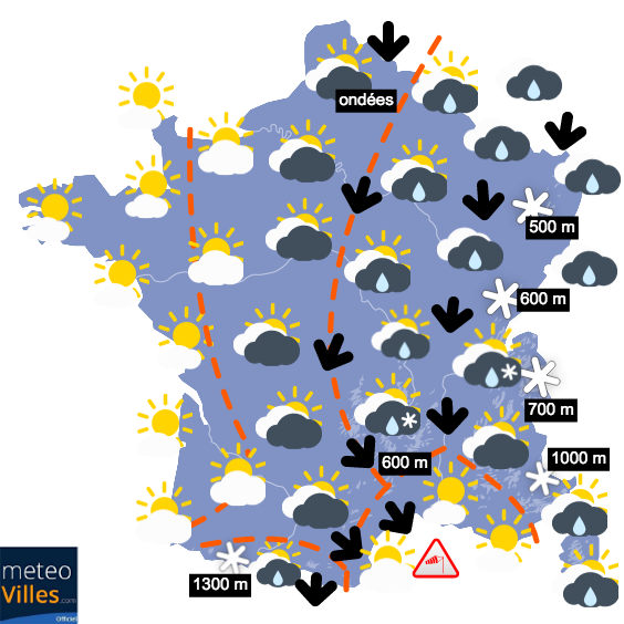 Froid humide, devenant plus sec et plus ensoleillé