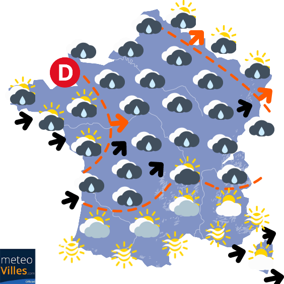 Carte de prévisions
