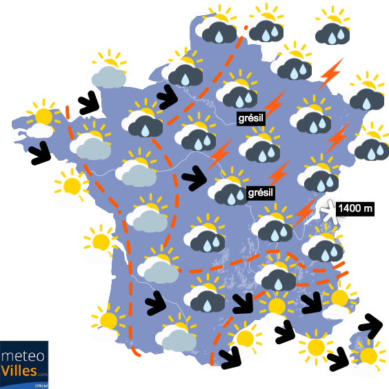 Lente amélioration la semaine prochaine (notamment au Sud)