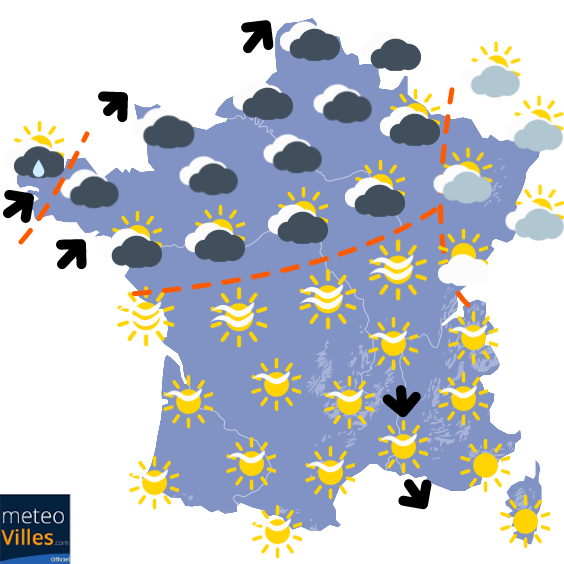 Déception au Nord et impatience de retrouver le beau temps