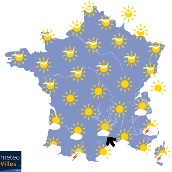 Carte de prévisions