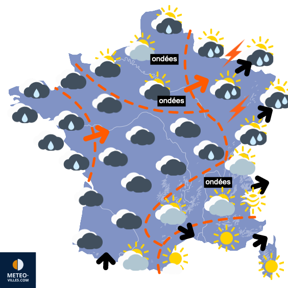 Carte de prévisions