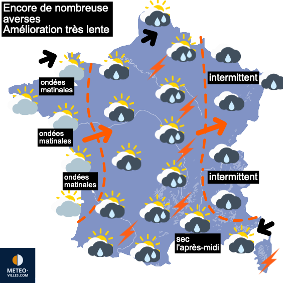 Retour du beau temps entre samedi après-midi et lundi