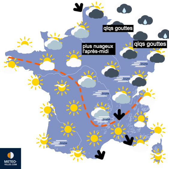 Calme jusqu'à dimanche, puis changement radical