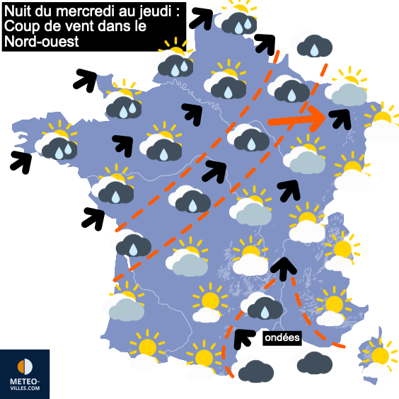 Carte de prévisions