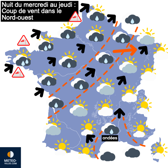 Carte de prévisions