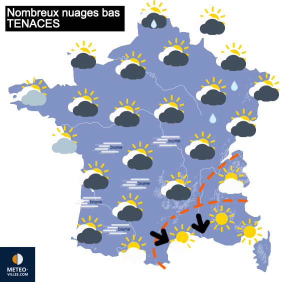 Carte de prévisions