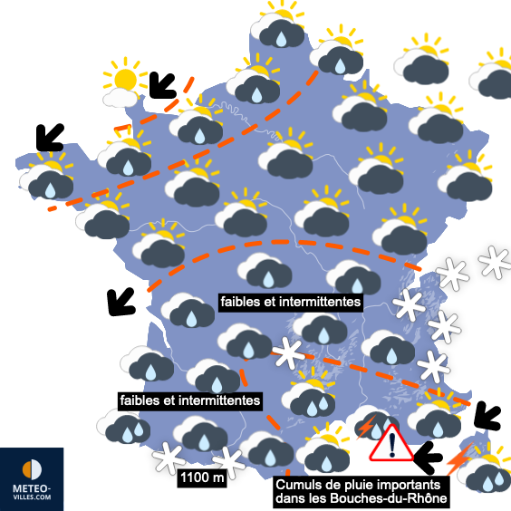 Premières chutes de neige en plaine