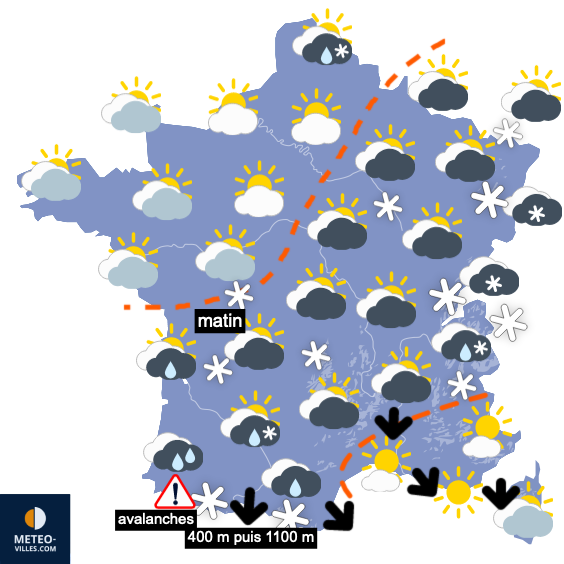 Nombreuses vagues pluvieuses et venteuses en vue