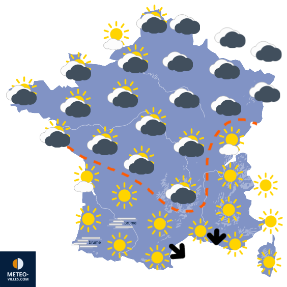 Carte de prévisions