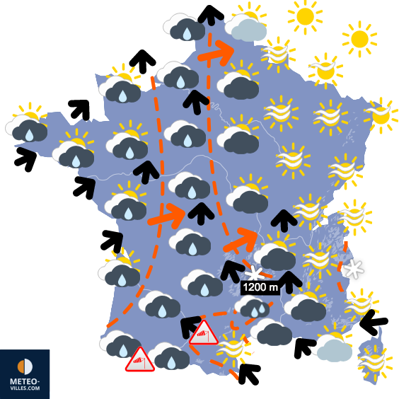 Enfin de la pluie sur le Languedoc-Roussillon !!