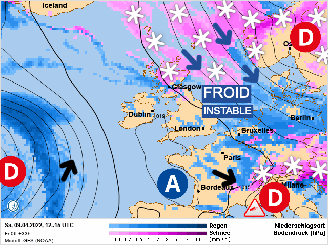 meteo tours avril 2022