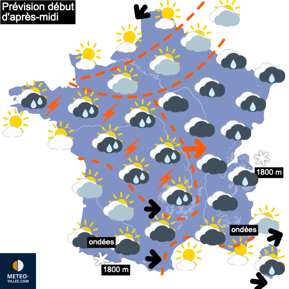 Prévisions météo en France : une semaine plutôt agréable