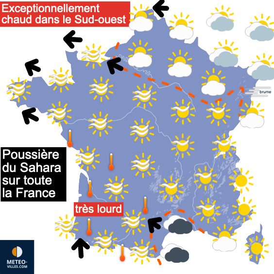 Chaleur à répétition inédite