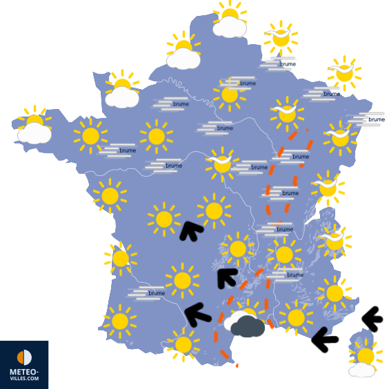 Retour d'un temps plus perturbé à partir de mardi 15