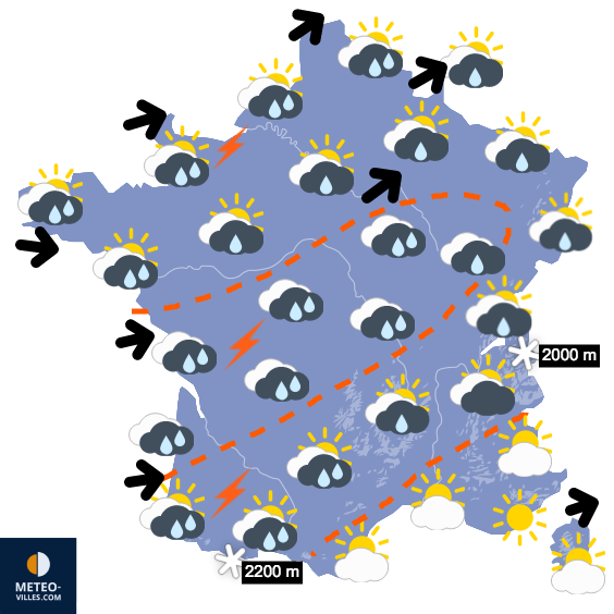 Météo : Pas d'accalmie durable en vue