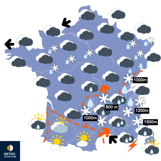 Le froid résiste au nord