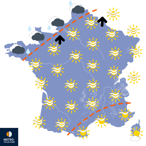 Carte de prévisions