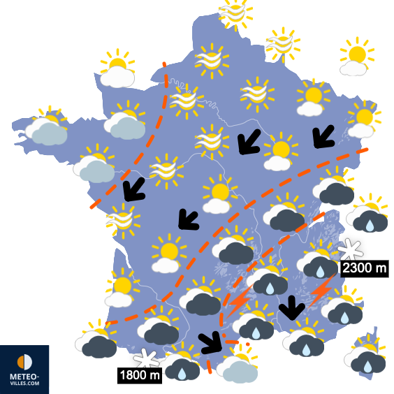 Enfin la pluie dans le Roussillon et début juin plus chaud