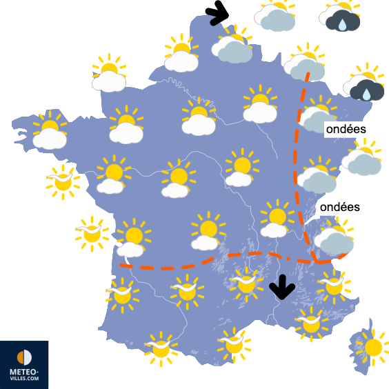 Bulletin France - Situation météo et évolution 1691233168_france