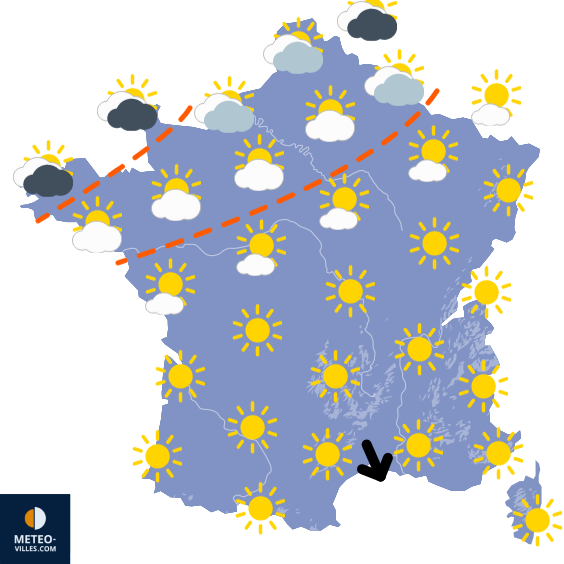 Bulletin France - Situation météo et évolution 1691233118_france