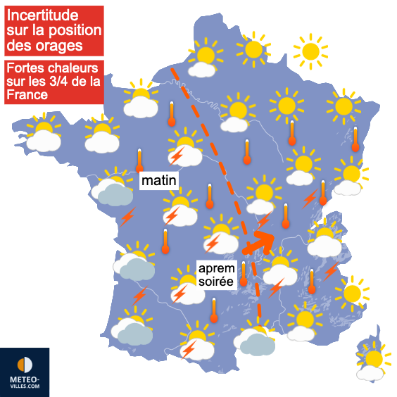 Bulletin France - Situation météo et évolution 1691233023_france