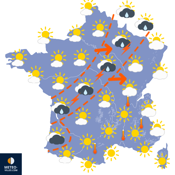 Bulletin France - Situation météo et évolution 1691583194_france