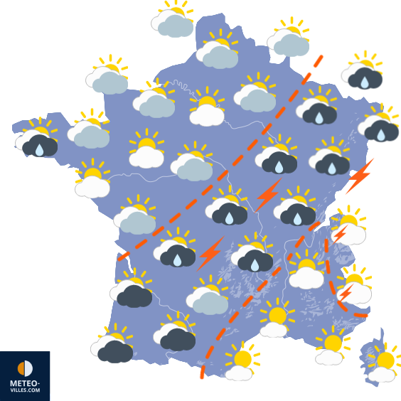 Bulletin France - Situation météo et évolution 1691582835_france