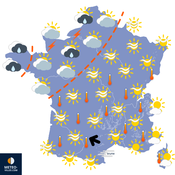 Bulletin France - Situation météo et évolution 1692260531_france