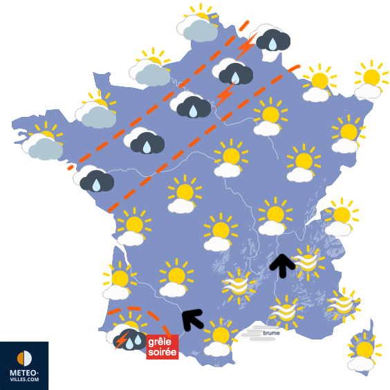 Bulletin France - Situation météo et évolution 1693474867_france