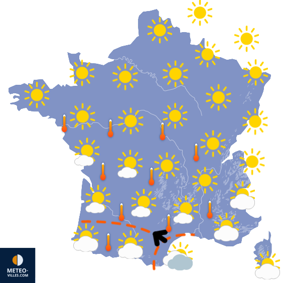 Bulletin France - Situation météo et évolution 1693474808_france