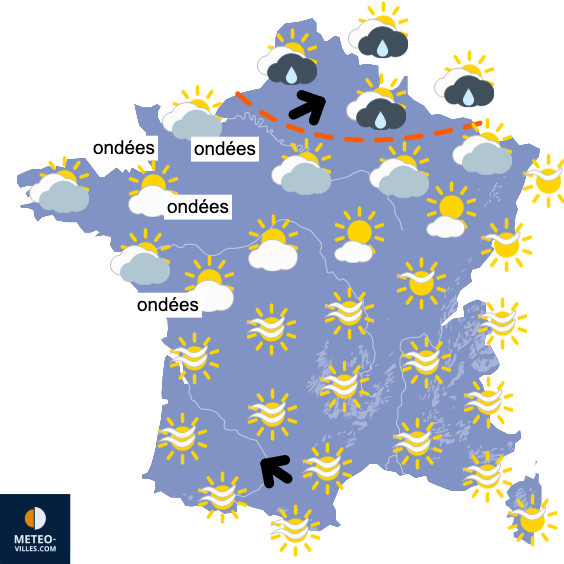 Retour en force de la pluie et du vent