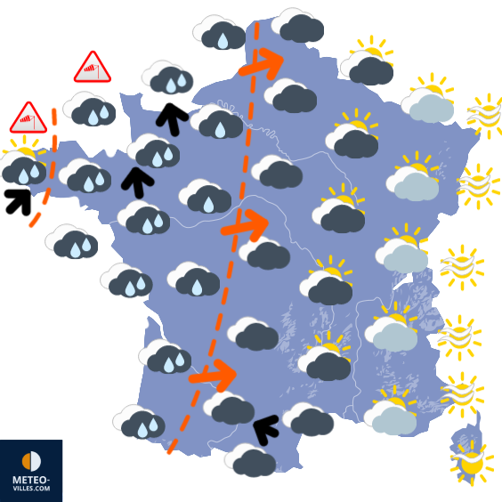 Carte de prévisions