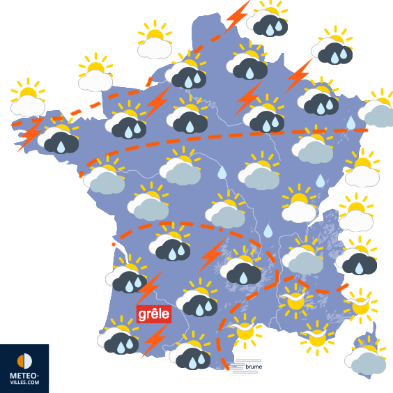 Meteo-villes.com - carte de France