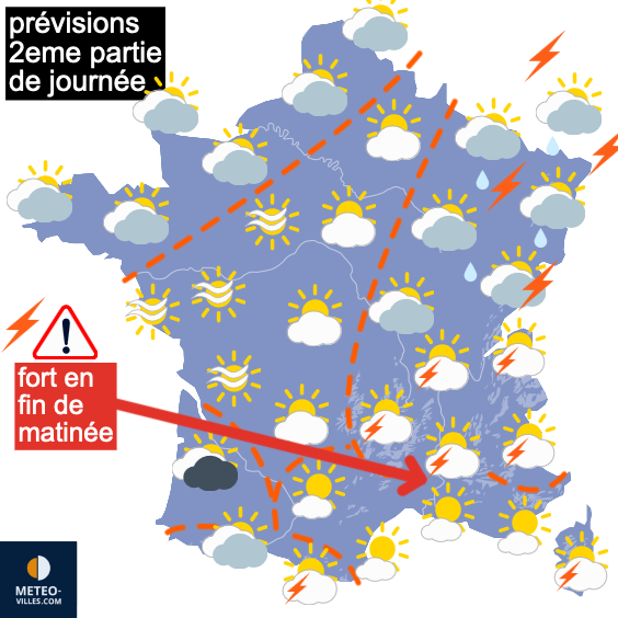 Coup de chaleur passager entre samedi et lundi