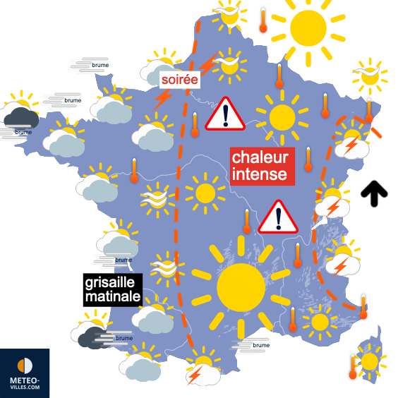 Retour des orages et atténuation temporaire de la chaleur