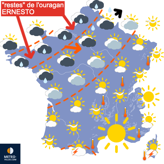 Encore des orages, avant une nouvelle vague de chaleur !