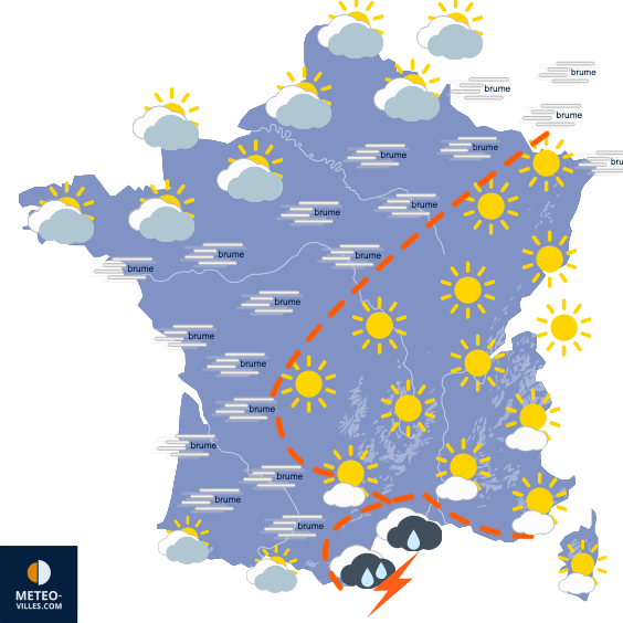 Début d'une longue période calme et anticyclonique ?