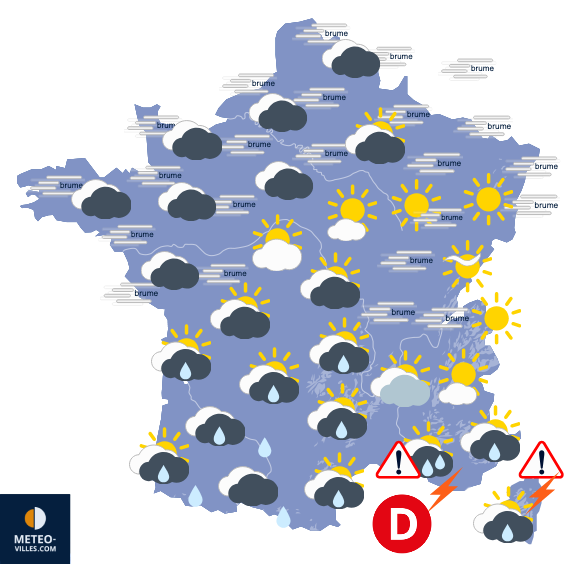 Plus froid, mais moins gris à partir de mardi