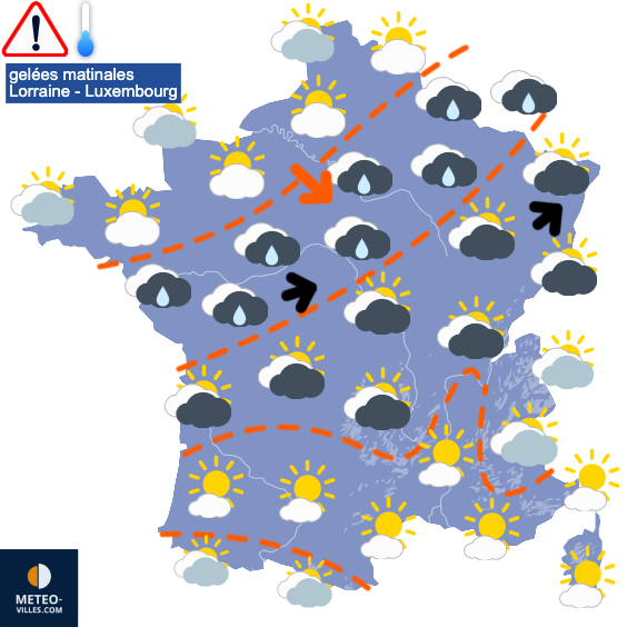 Carte de prévisions du temps du Samedi 24 mai 2025