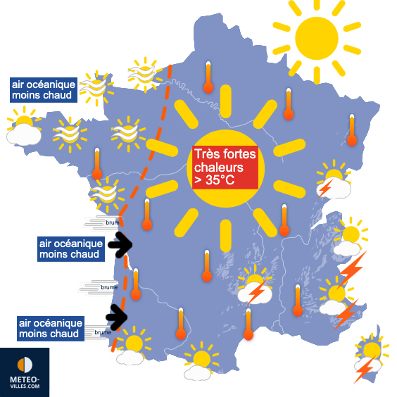 Meteo-villes.com - carte de France