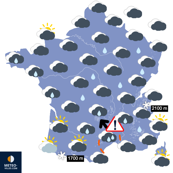 Carte de prévisions du temps du Saturday, December 20, 2025