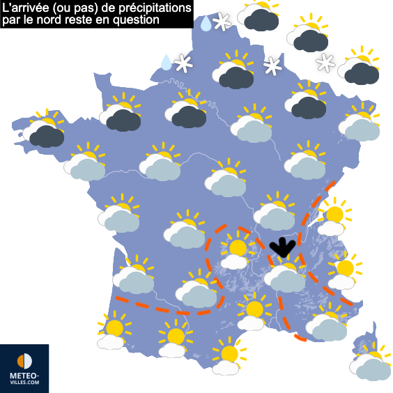 Carte de prévisions du temps du Friday, December 26, 2025