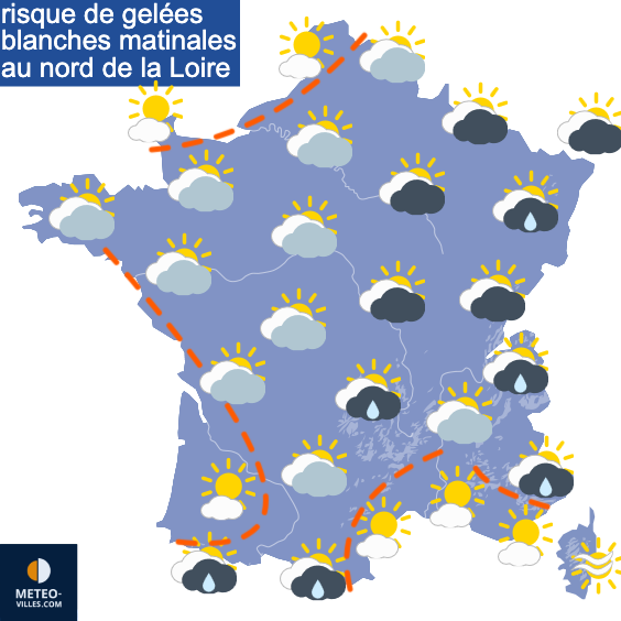 Carte de prévisions du temps du Sunday, May 3, 2026