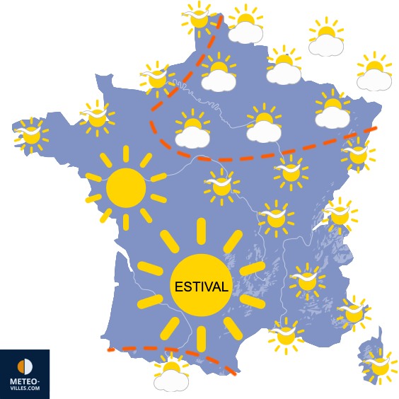 Carte de prévisions du temps du Mercredi 20 mai 2026