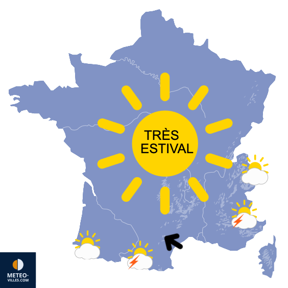 Carte de prévisions du temps du Jeudi 21 mai 2026