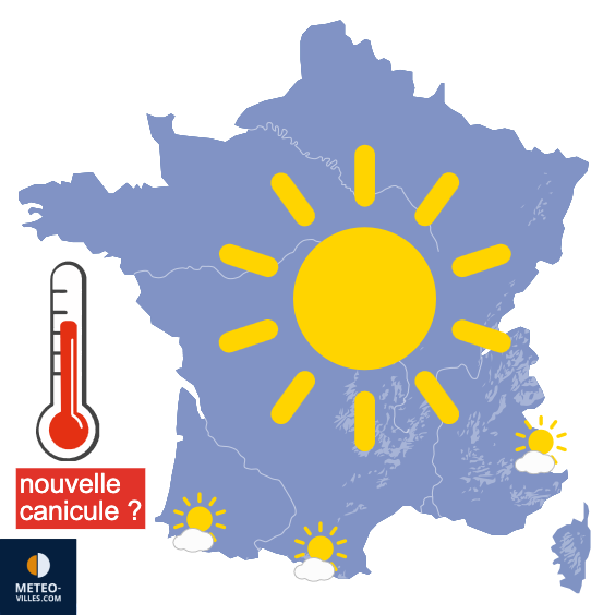 Carte de prévisions du temps du Lundi 29 juin 2026